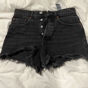 Zara High waist jean shorts